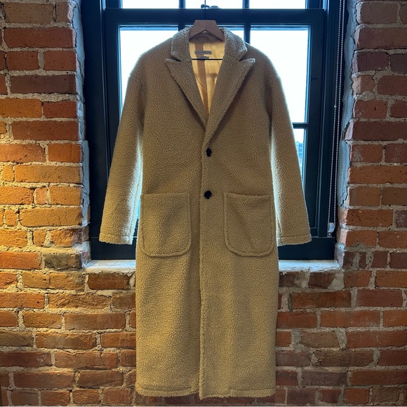Another Influence | Borge Tan Teddy Coat XS - Picture 1 of 6